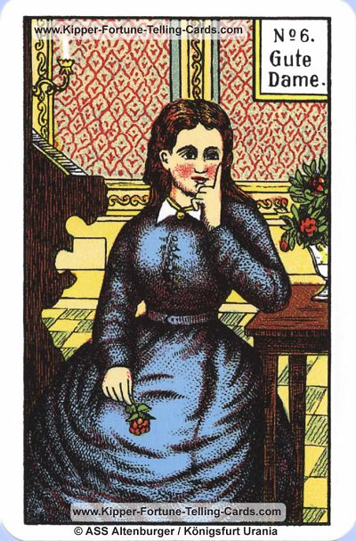 Original Kipper Cards Meaningsthe good Lady