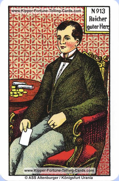 Original Kipper Cards Meaningsthe rich good man
