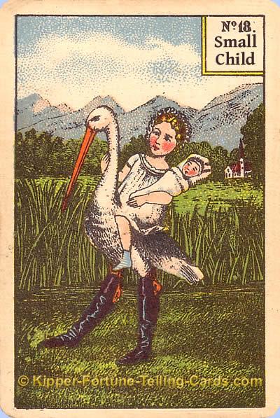 Antique Kipper Cards meaning the small Child