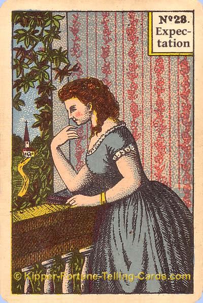 Antique Kipper Cards meaning the expectation
