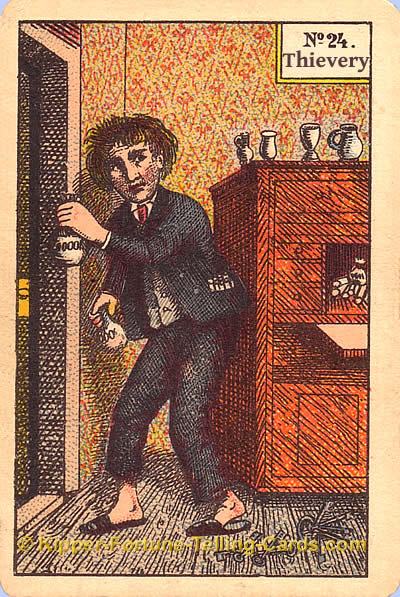 Thievery meaning of Kipper Tarot cards