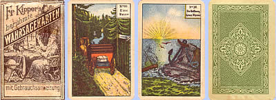 Yearly Horoscope antique Kipper cards
